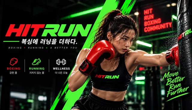 히트런 배너